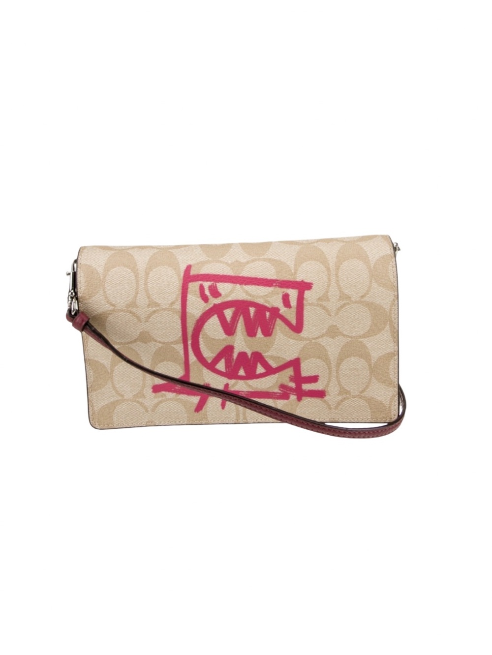 Coach x Guang Yu REXY on Anna Signature Coated Canvas with Leather Crossbody Bag